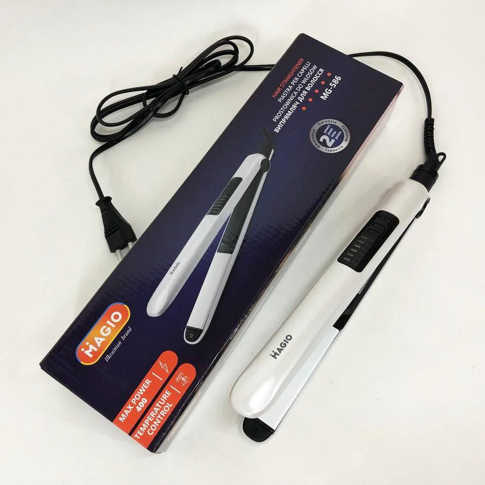 Щипці Magio MG-586 для волосся з електронним управлінням та керамічними пластинами - Зображення 14