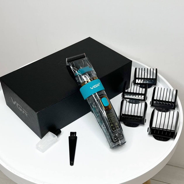 Машинка для стрижки волос VGR V-695 з LED дисплеєм та IPX7 влагозахистом - Зображення 6