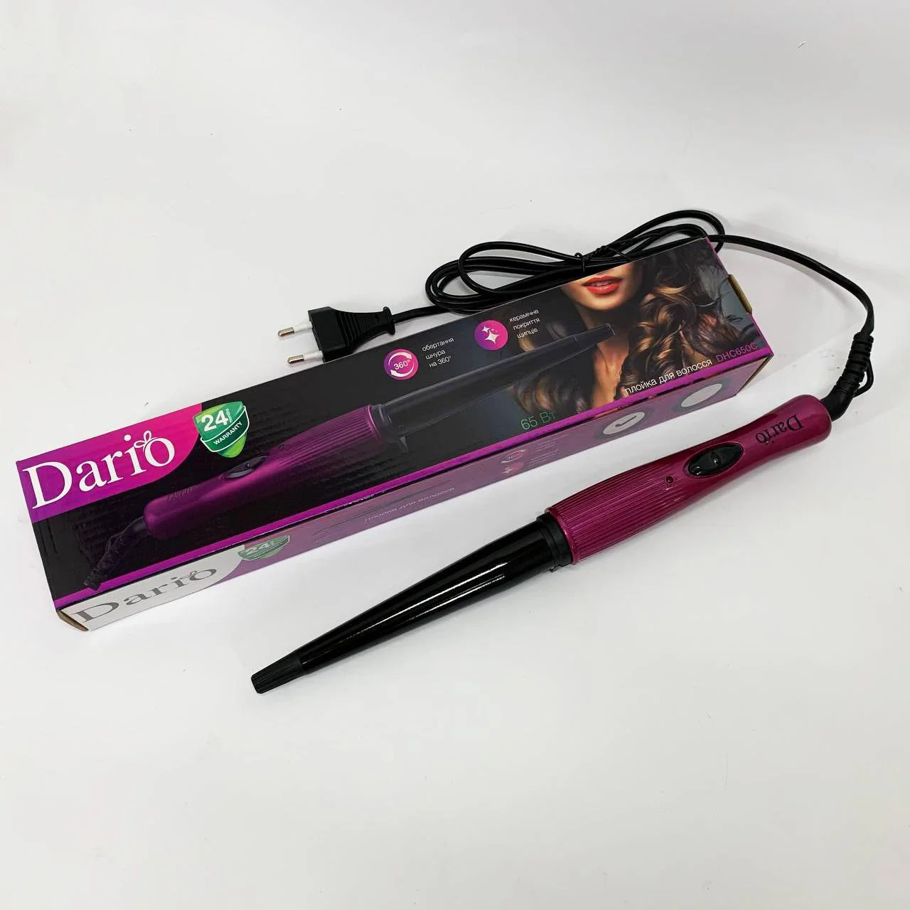 Dario Плойка DHC650C для створення об'ємних локонів і кудрей - Зображення 6