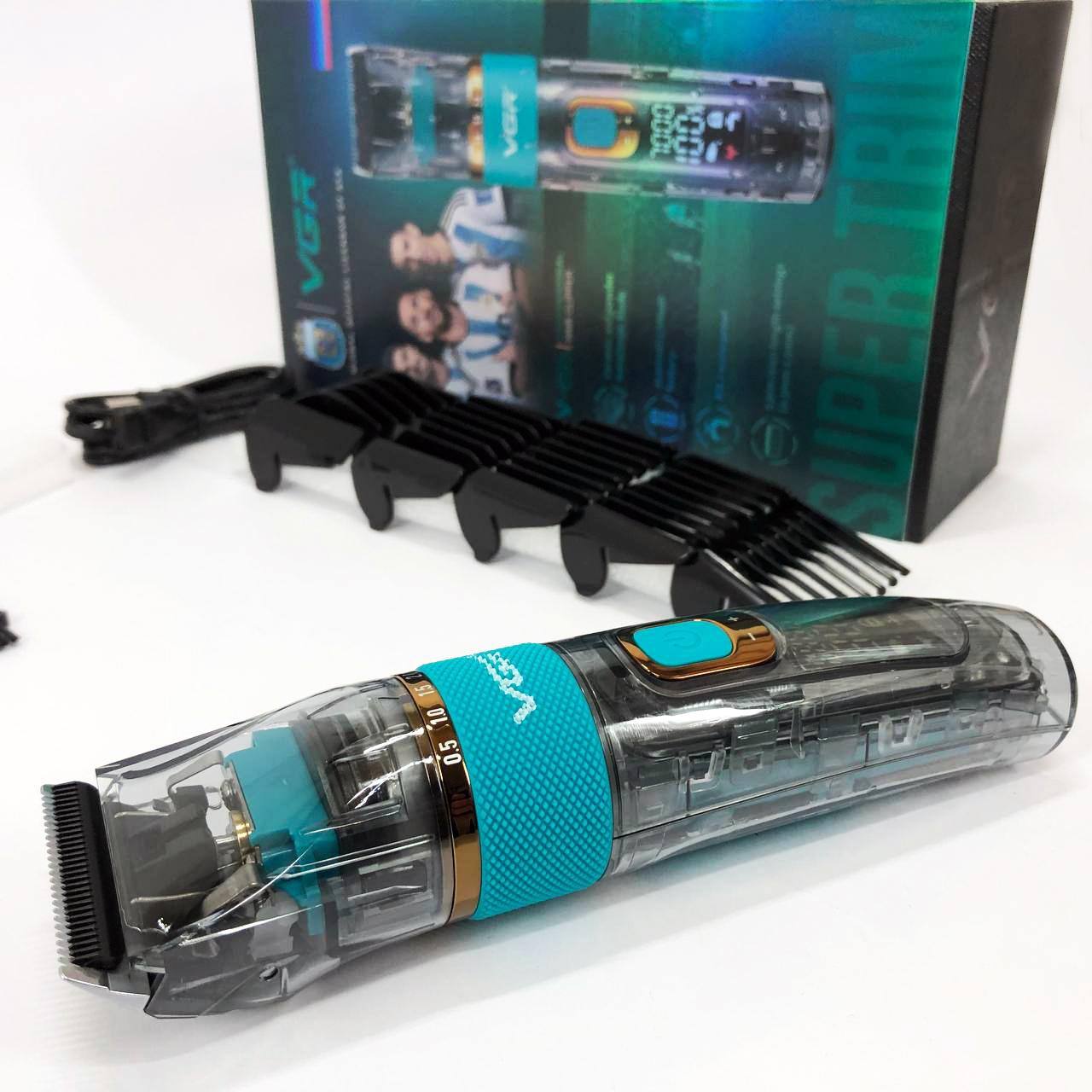 Машинка для стрижки волос VGR V-695 з LED дисплеєм та IPX7 влагозахистом - Зображення 22