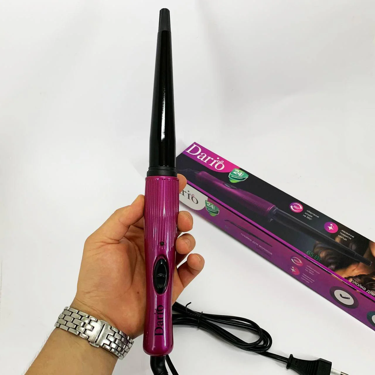 Dario Плойка DHC650C для створення об'ємних локонів і кудрей - Зображення 2