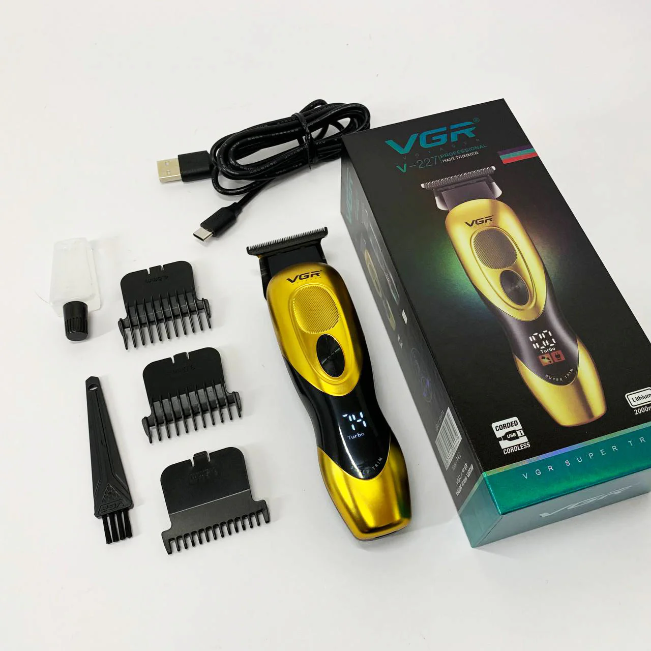 Тример VGR V-227 (золотий) — акумуляторний, до 300 хвилин роботи, 5 Вт - Зображення 3