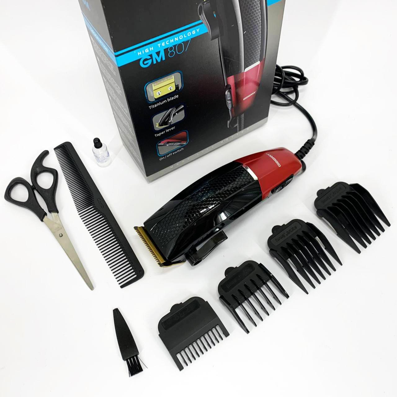 Машинка для стрижки Gemei GM-807 — професійна, леза 46 мм - Зображення 2