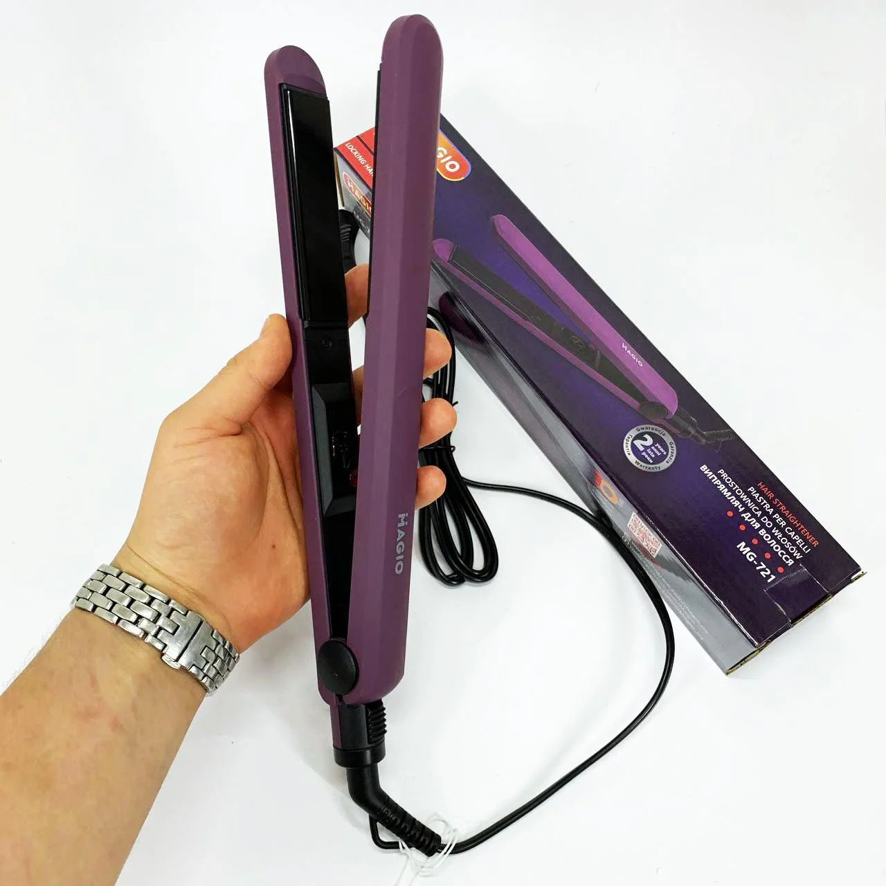 Щипці для волос MAGIO MG-721 — Простота та ефективність у догляді за волоссям - Зображення 2