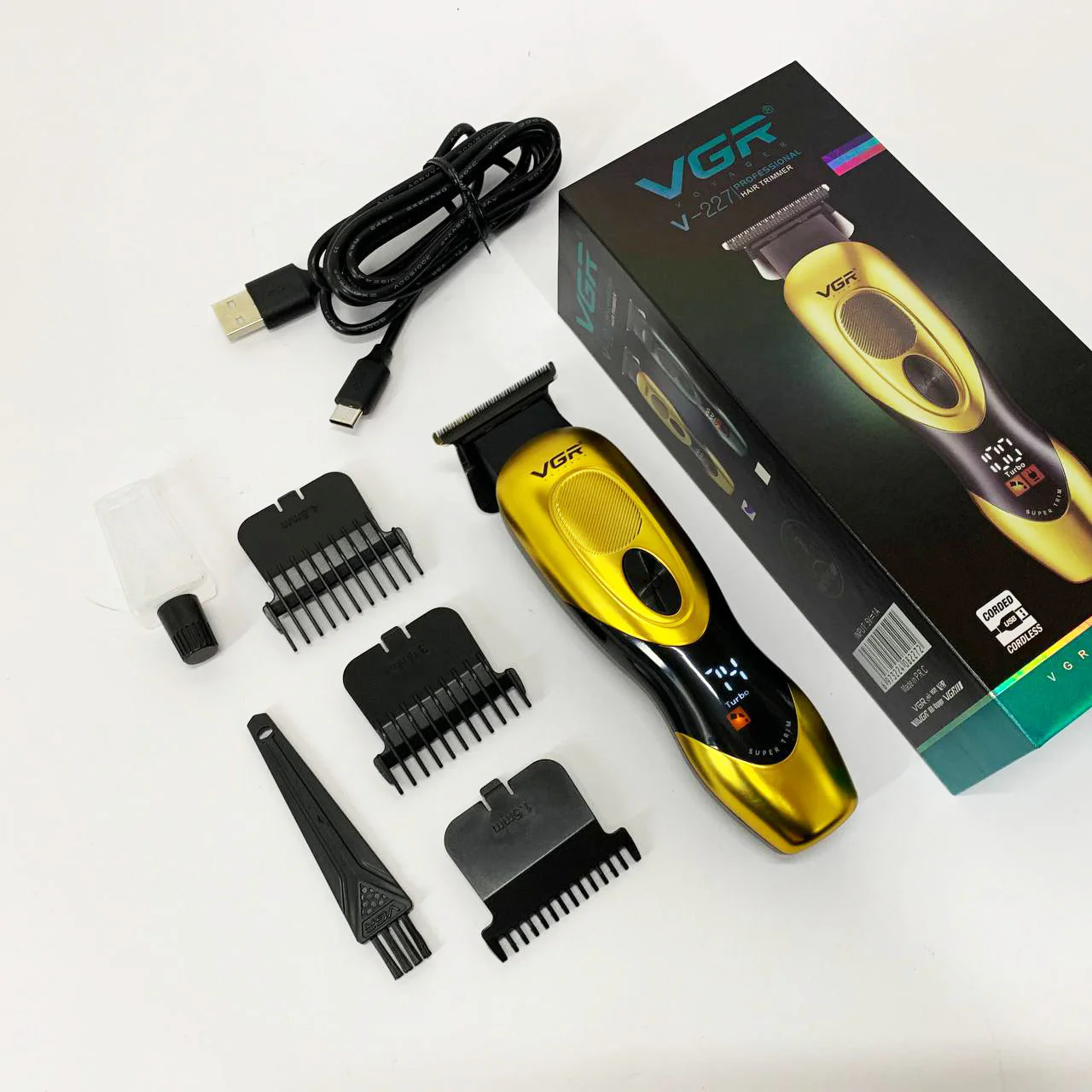 Тример VGR V-227 (золотий) — акумуляторний, до 300 хвилин роботи, 5 Вт - Зображення 2