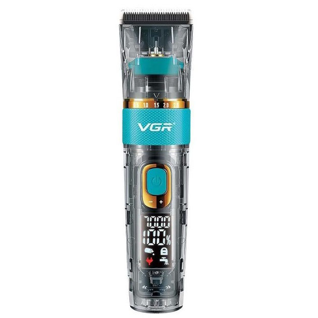 Машинка для стрижки волос VGR V-695 з LED дисплеєм та IPX7 влагозахистом - Зображення 10
