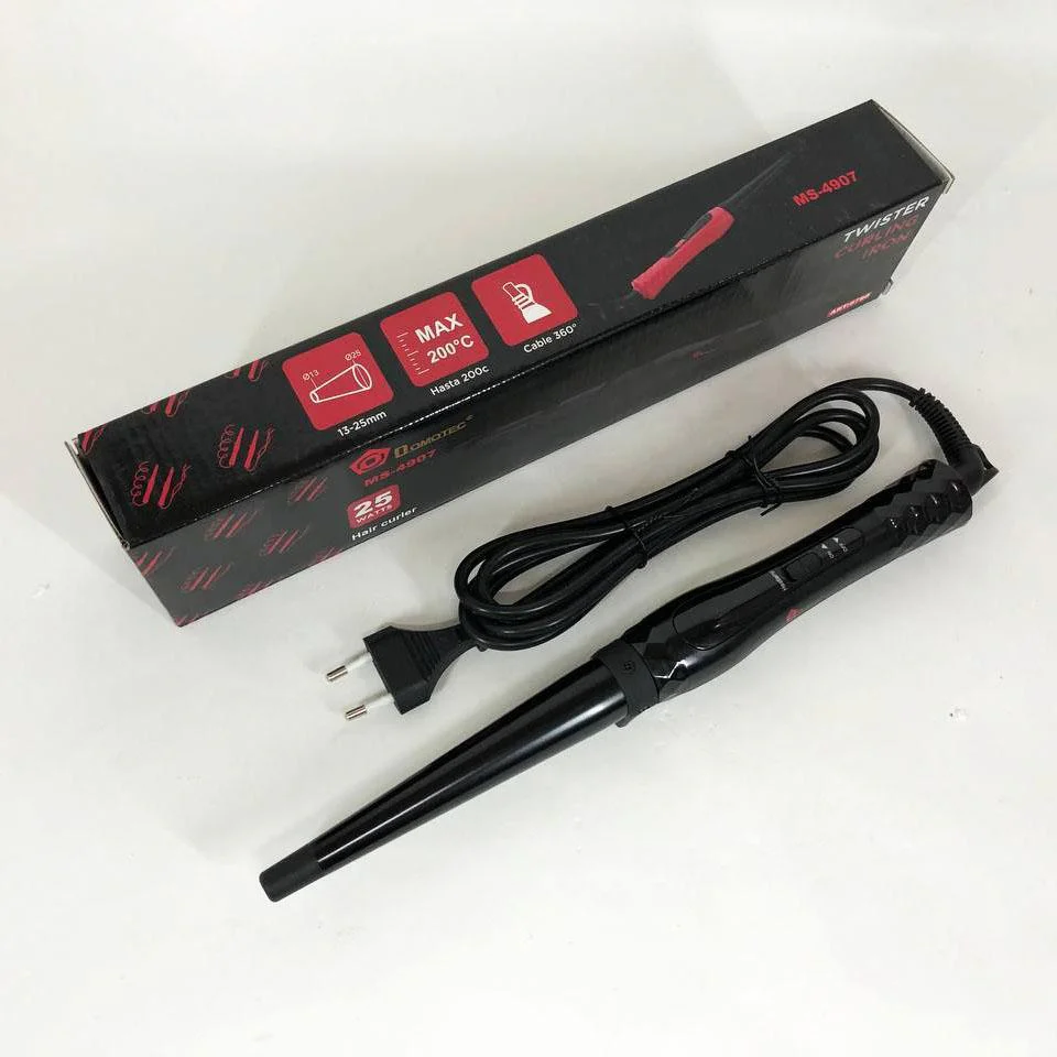 Конусна плойка для волос DOMOTEC MS-4907 - стильний пристрій для завивки локонів. - Зображення 13