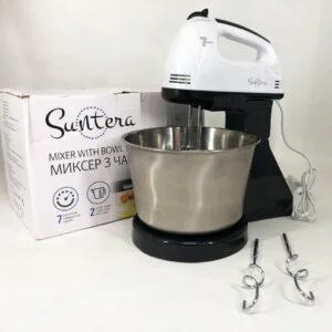 Миксер Suntera SMX-504 стаціонарний комбайн з потужністю 300 Вт для домашнього використання
