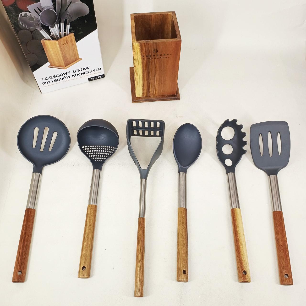 Набір кухонних принадлежностей Edenberg EB-7792 – преміальний 7 предметів для комфортного приготування - Зображення 2