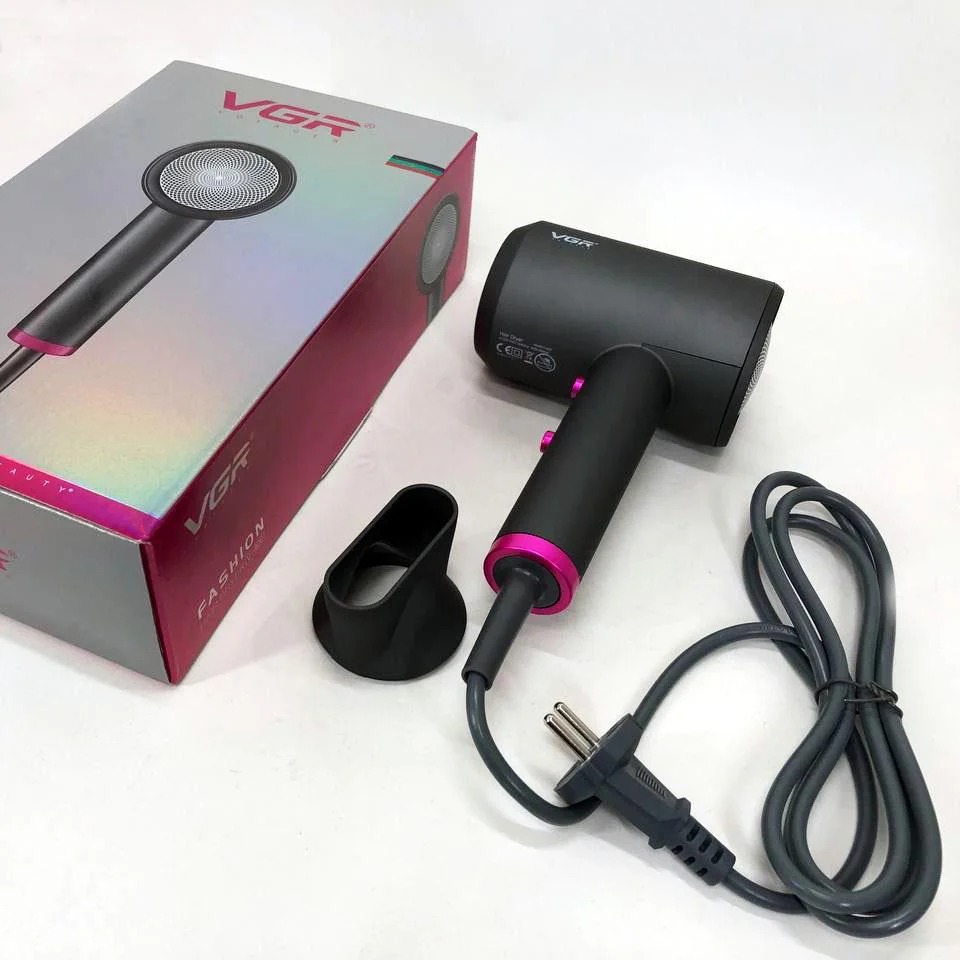 Професійний фен для волосся VGR V-400 2000 Вт з насадкою-концентратором - Зображення 14