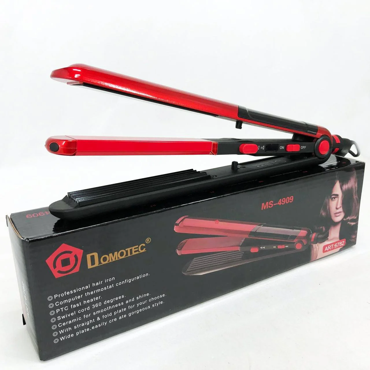 Domotec MS-4909 Плойка гофре 2 в 1 для укладки та завивки волосся - Зображення 11