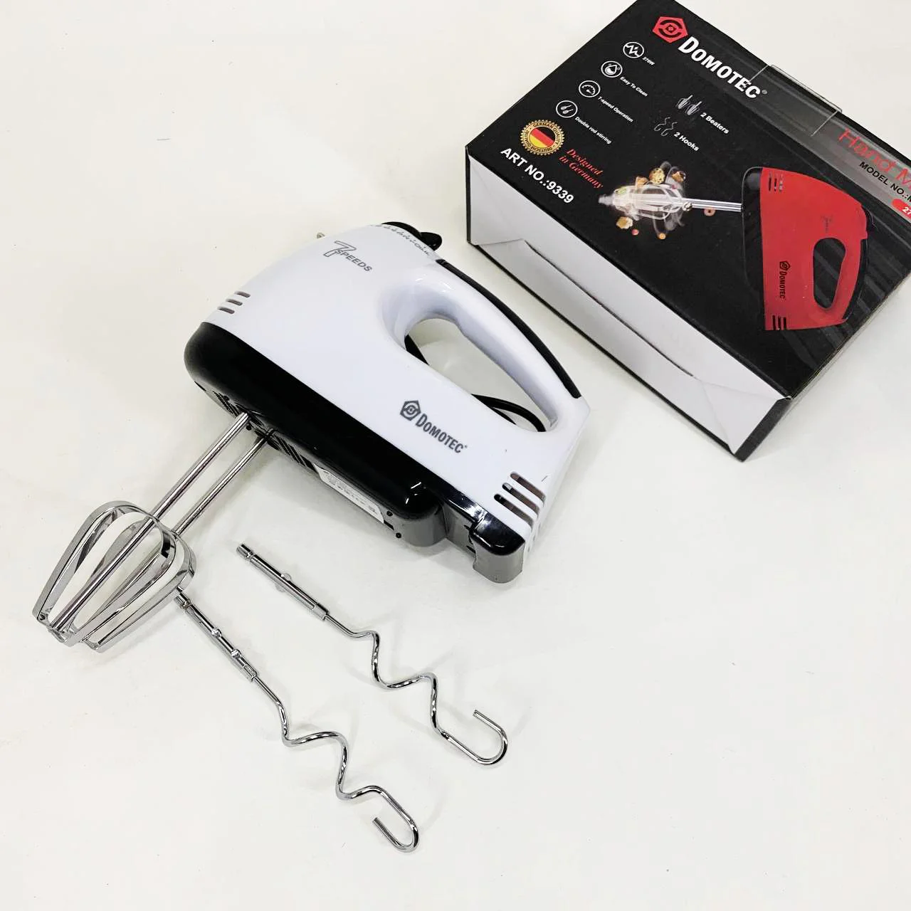 Миксер ручной RAF R6633B 260Вт White — компактний та ефективний інструмент для приготування страв - Зображення 8