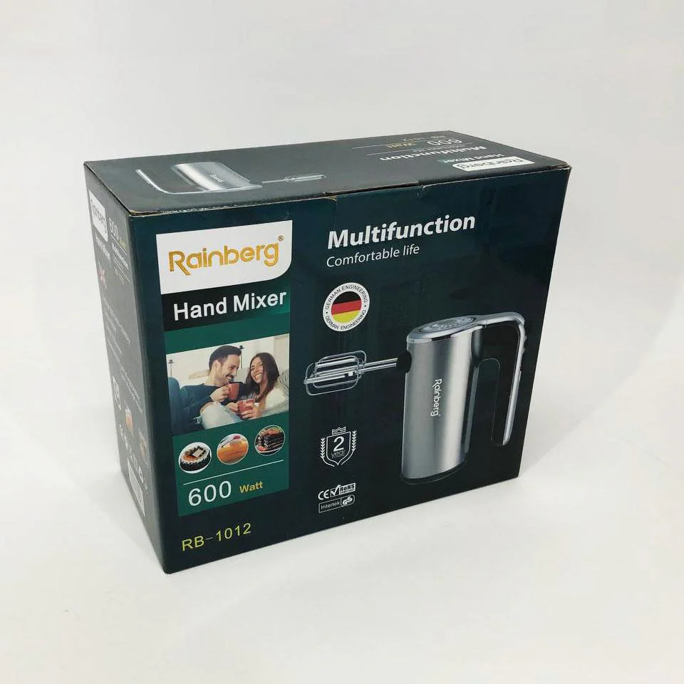 Миксер ручний електричний Rainberg RB-1012 600W – потужний кухонний помічник - Зображення 5