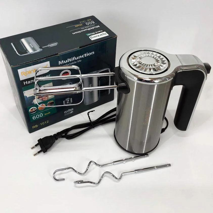 Миксер ручний електричний Rainberg RB-1012 600W – потужний кухонний помічник - Зображення 14