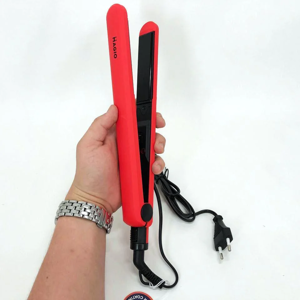 Щипці для волос MAGIO MG-601 — Утюжок з терморегулятором для гладкої укладки волосся - Зображення 16