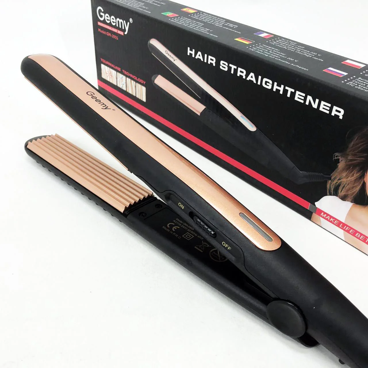 Плойка гофре Gemei GM-2955 для прикореневого об'єму - Зображення 10