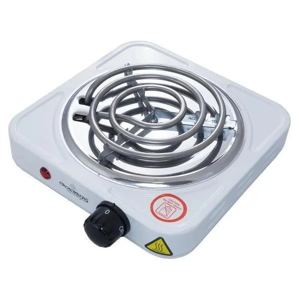 Плита Crownberg CB-3740 настільна електрична однокомфоркова спіральна для компактного використання на кухні. - Зображення 7