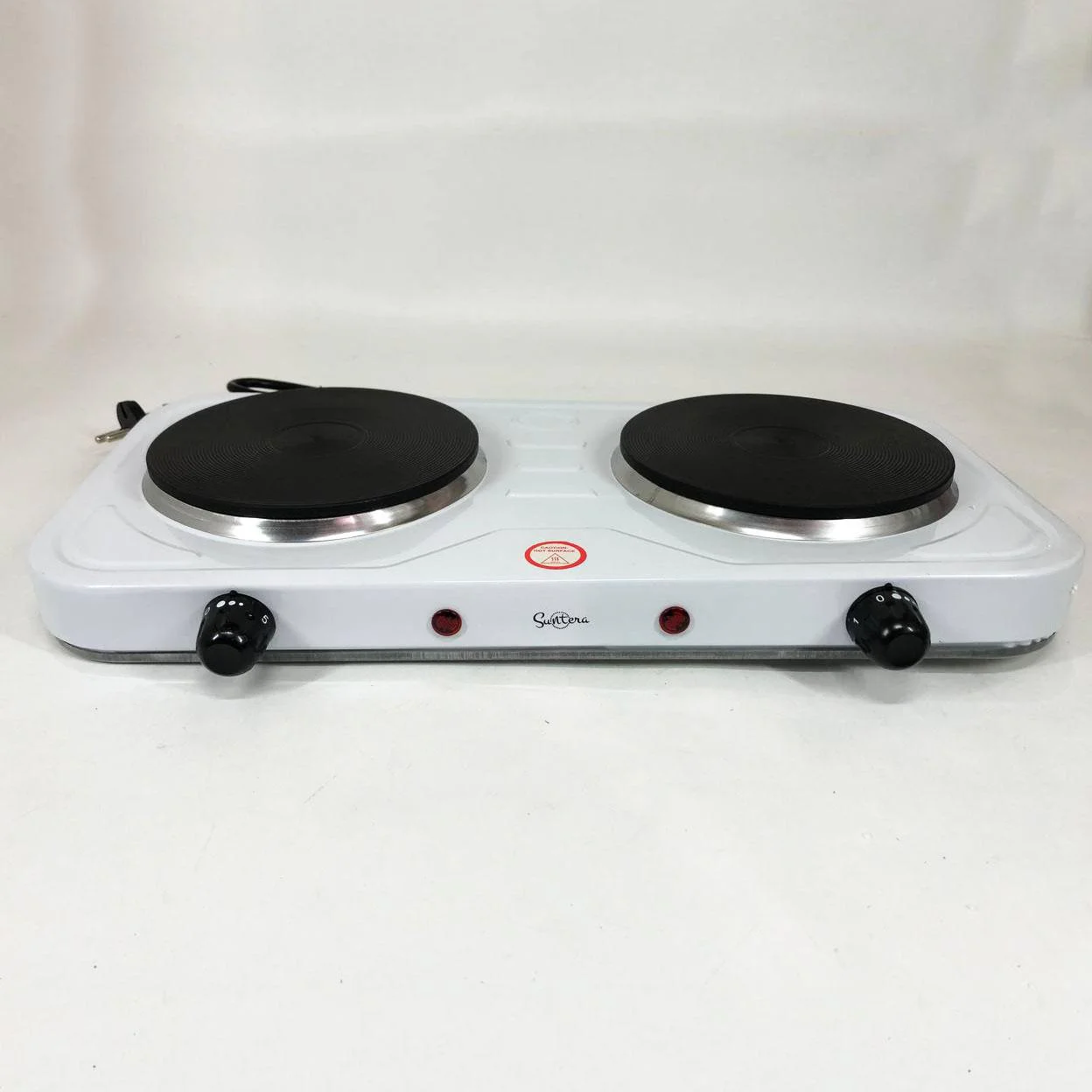 Плита електрична Suntera DP-1925 2000 Вт, компактна двоконфоркова для домашнього використання. - Зображення 9