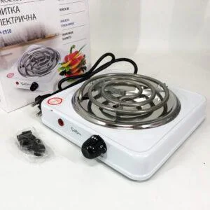 Плита електрична Suntera SP-1910, Міні електроплита, Потужна настільна електроплита для компактних просторів.