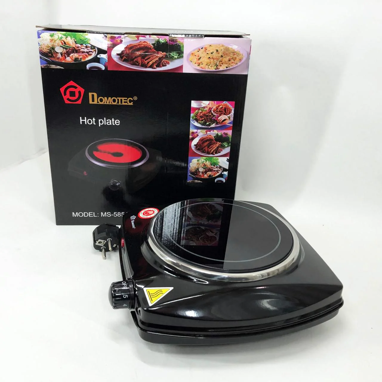 Електроплита настільна Domotec MS-5851 для компактного приготування їжі вдома чи на дачі - Зображення 2