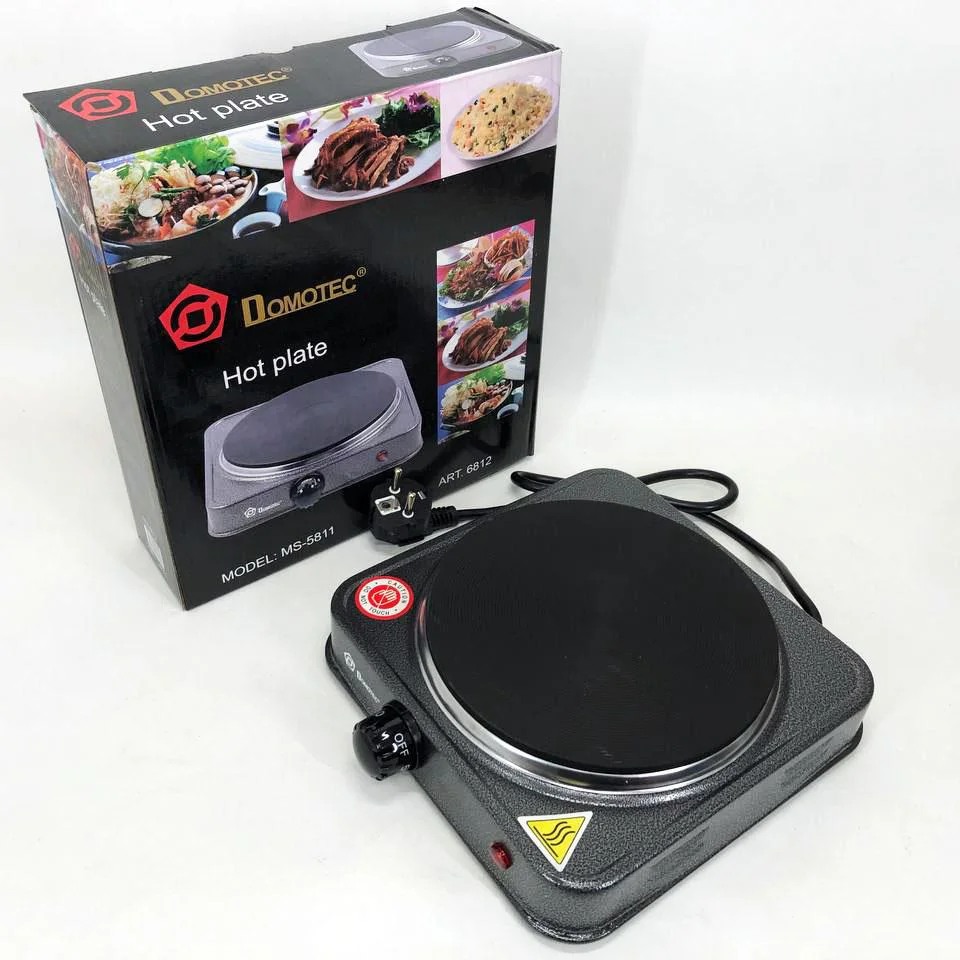 Електроплита DOMOTEC MS-5811 1500 Вт — компактна настільна електроплита для зручного приготування їжі