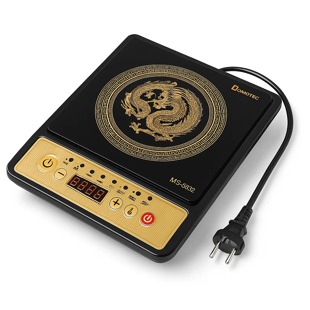 Настільна плита Domotec MS-5833 Однокомфортна Індукційна з потужністю 2000 Вт для швидкого приготування їжі. - Зображення 15