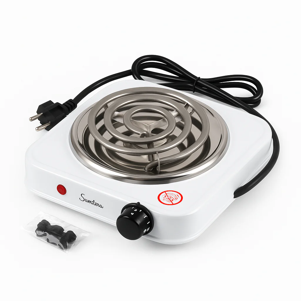 Плита електрична Suntera SP-1910, Міні електроплита, Потужна настільна електроплита для компактних просторів. - Зображення 12