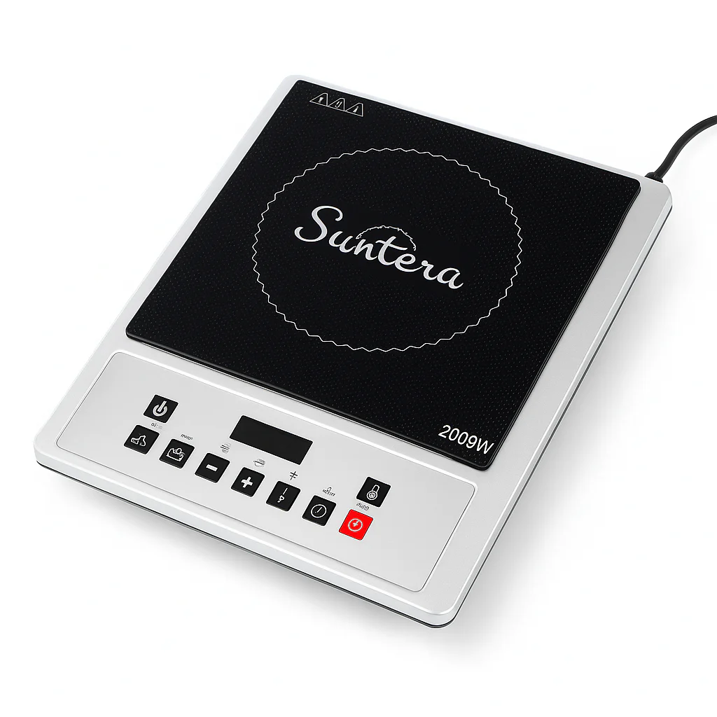 Плитка індукційна Suntera ICD-1012 з LED дисплеєм для зручного приготування страв. - Зображення 8