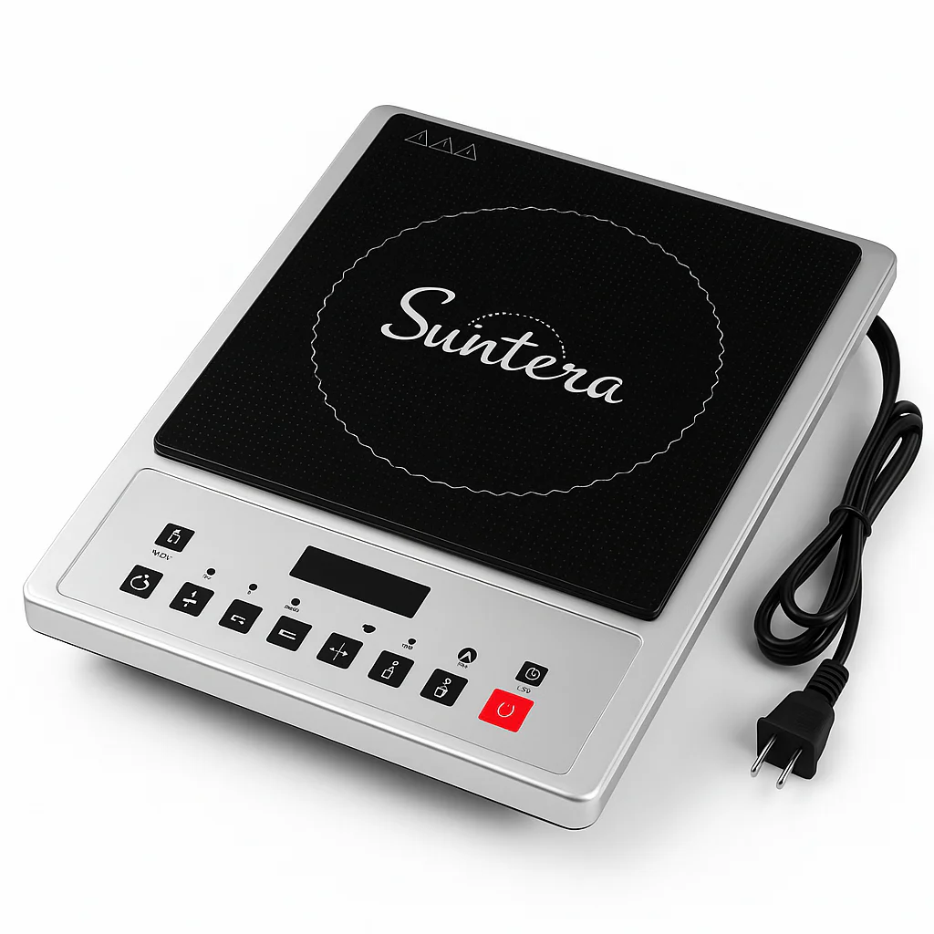 Плитка індукційна Suntera ICD-1012 з LED дисплеєм для зручного приготування страв. - Зображення 9