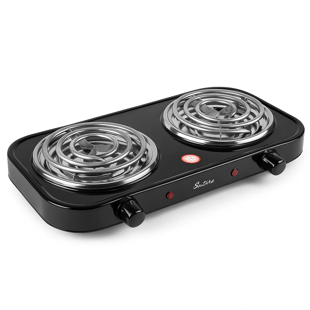 Плита електрична Suntera DP-1915 2 кВт для компактних кухонь з двома конфорками. - Зображення 8