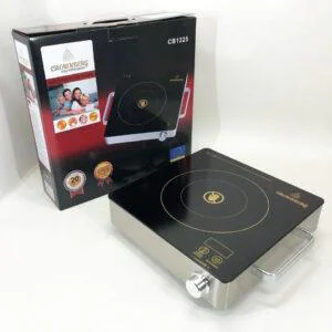 Настільна електрична інфрачервона плита Crownberg CB-1325 для приготування страв вдома і на дачі