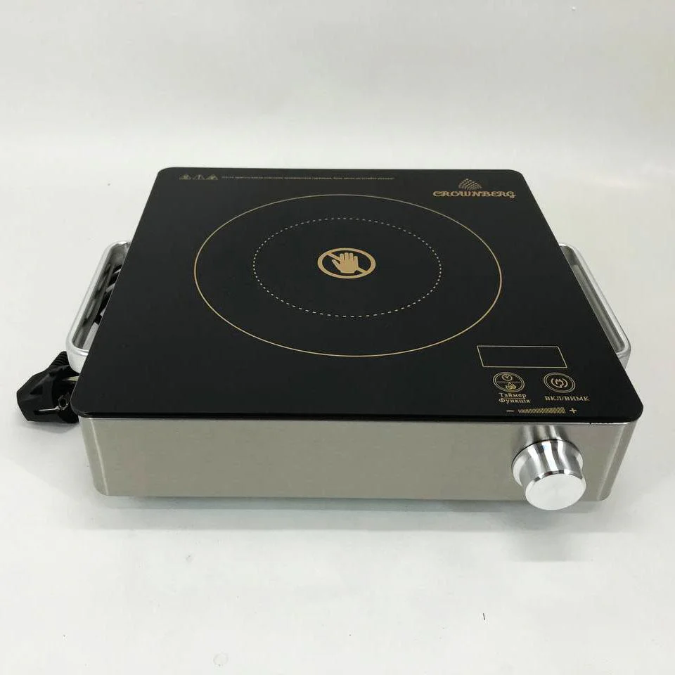 Настільна електрична інфрачервона плита Crownberg CB-1325 для приготування страв вдома і на дачі - Зображення 9
