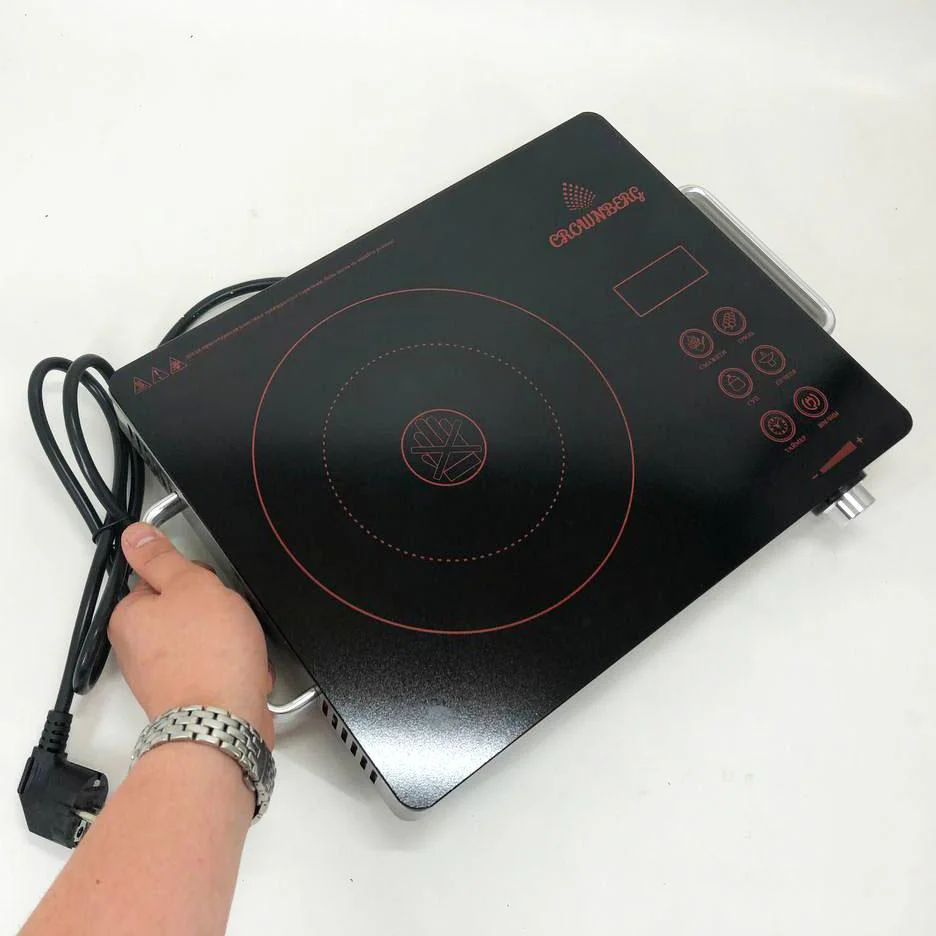 Плита настільна інфрачервона Crownberg CB-1324 для швидкого приготування страв до 500°C - Зображення 3