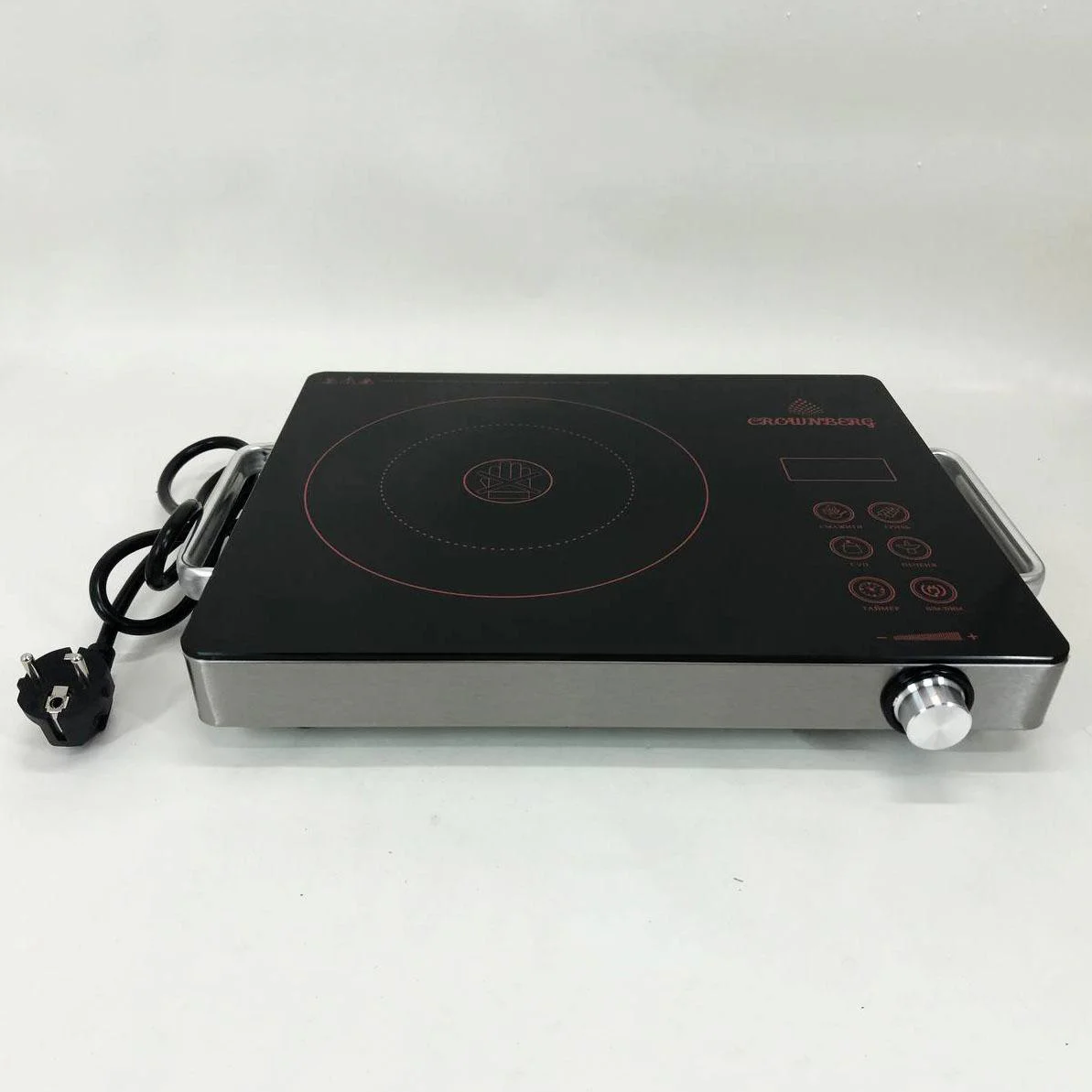 Плита настільна інфрачервона Crownberg CB-1324 для швидкого приготування страв до 500°C - Зображення 5