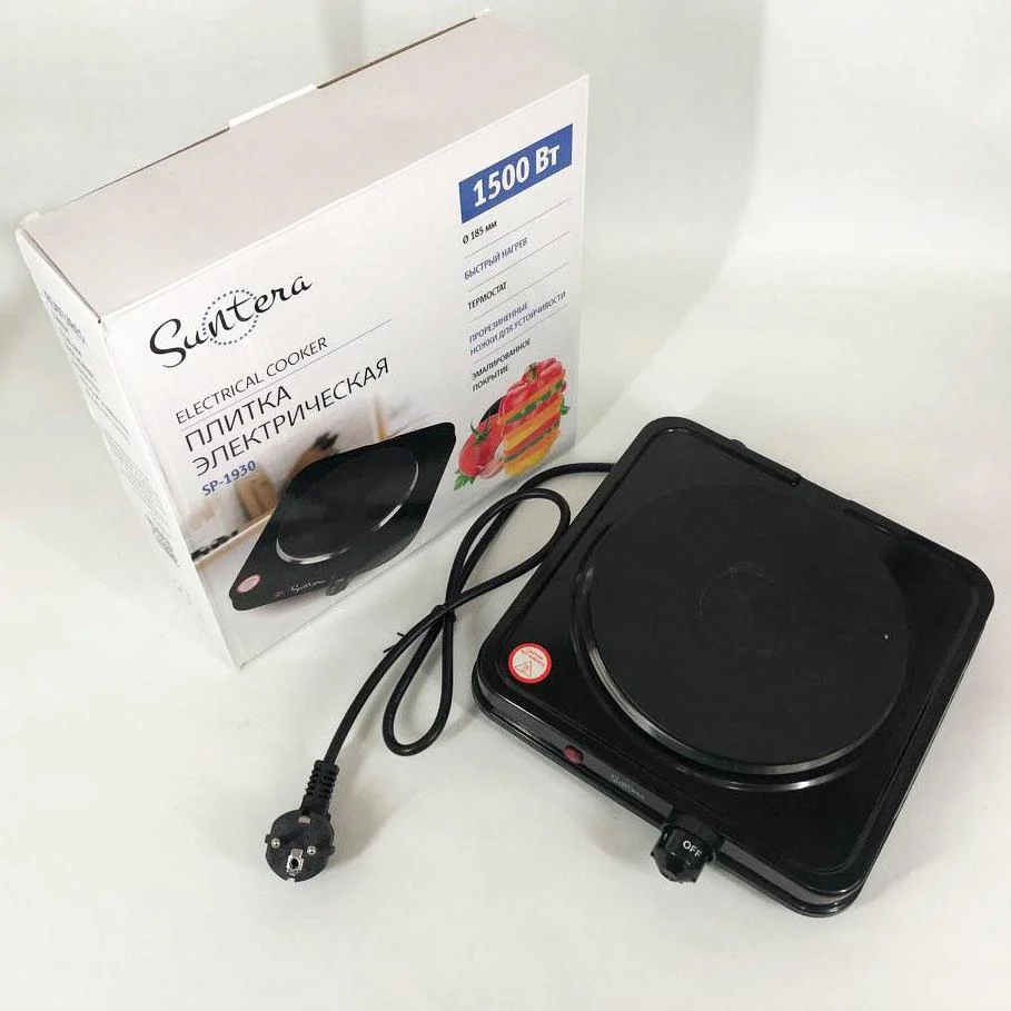 Плита електрична Suntera SP-1930 для компактних кухонь та швидкого приготування їжі. - Зображення 2