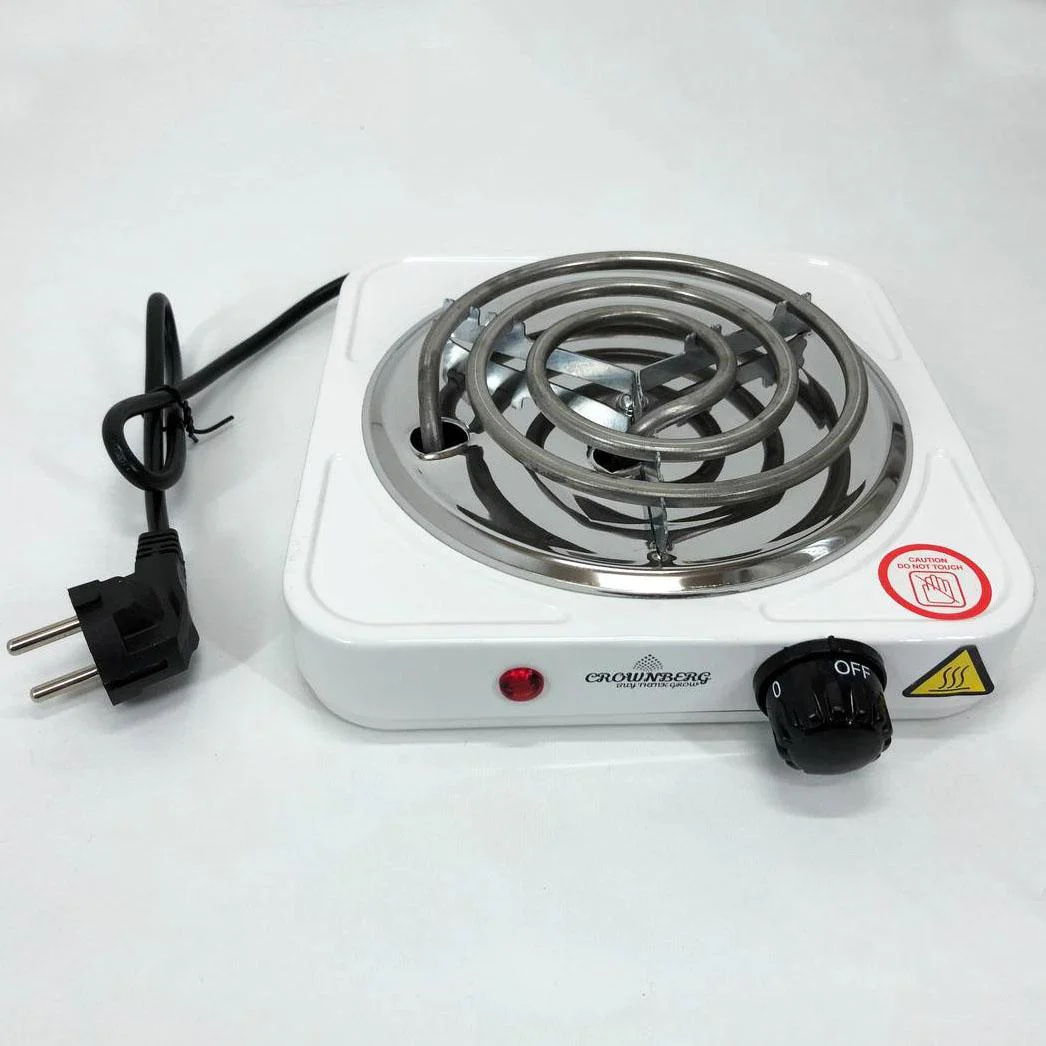 Плита Crownberg CB-3740 настільна електрична однокомфоркова спіральна для компактного використання на кухні. - Зображення 12