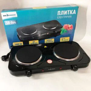 Настільна плита електрична Sea Breeze SB-064 2000 Вт, зручний помічник на кухні.