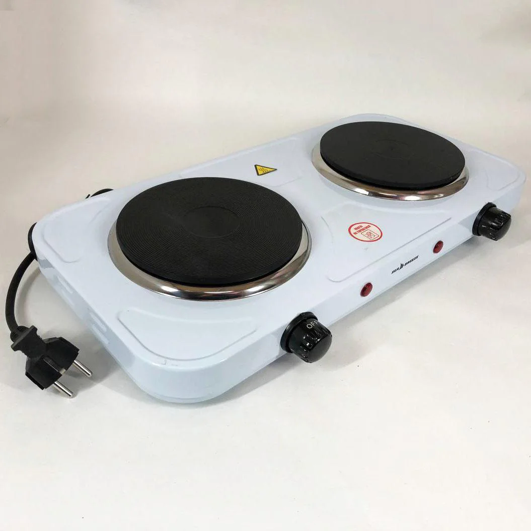 Настільна плита електрична Sea Breeze SB-063 – двокомфорочна плита для комфортного приготування їжі. - Зображення 2