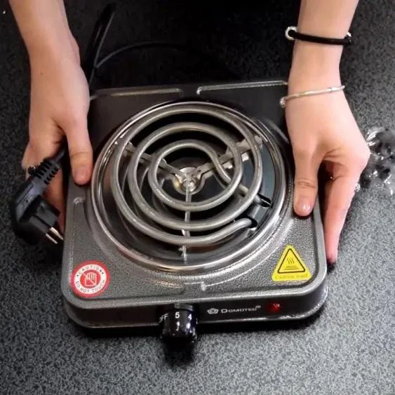 Електроплита спіральна Domotec MS-5801 — компактне рішення для приготування їжі в будь-якому місці - Зображення 7