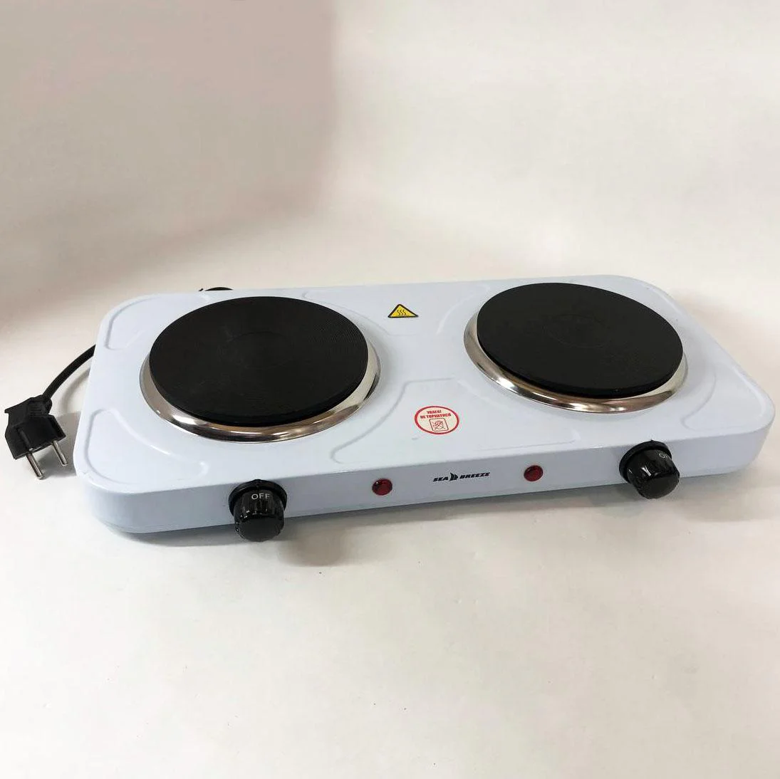 Настільна плита електрична Sea Breeze SB-063 – двокомфорочна плита для комфортного приготування їжі. - Зображення 10