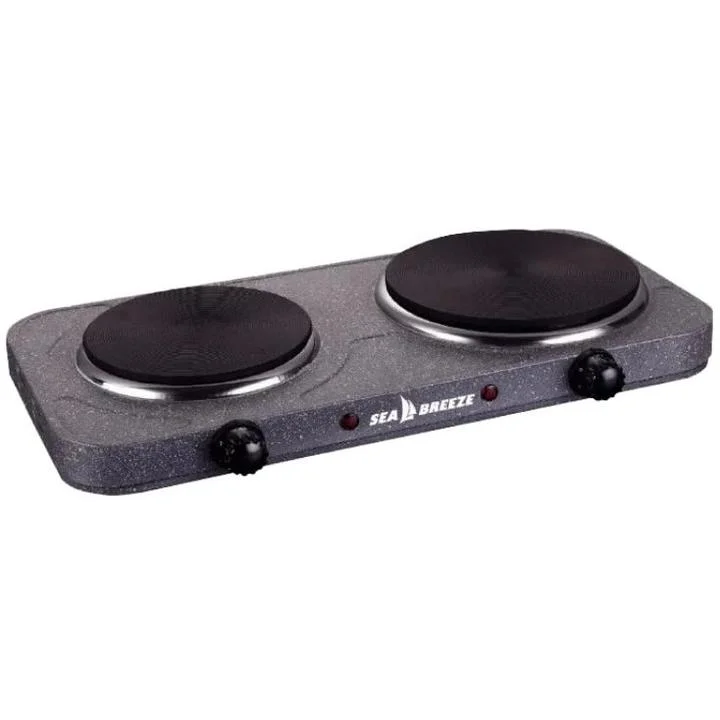 Настільна плита електрична Sea Breeze SB-065 2500 Вт, подвійна конфоркова для зручного приготування їжі. - Зображення 15