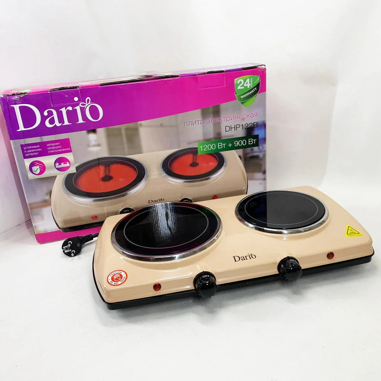 Плита настільна інфрачервона DARIO DHP122B – швидкий та ефективний приготувальний помічник. - Зображення 5