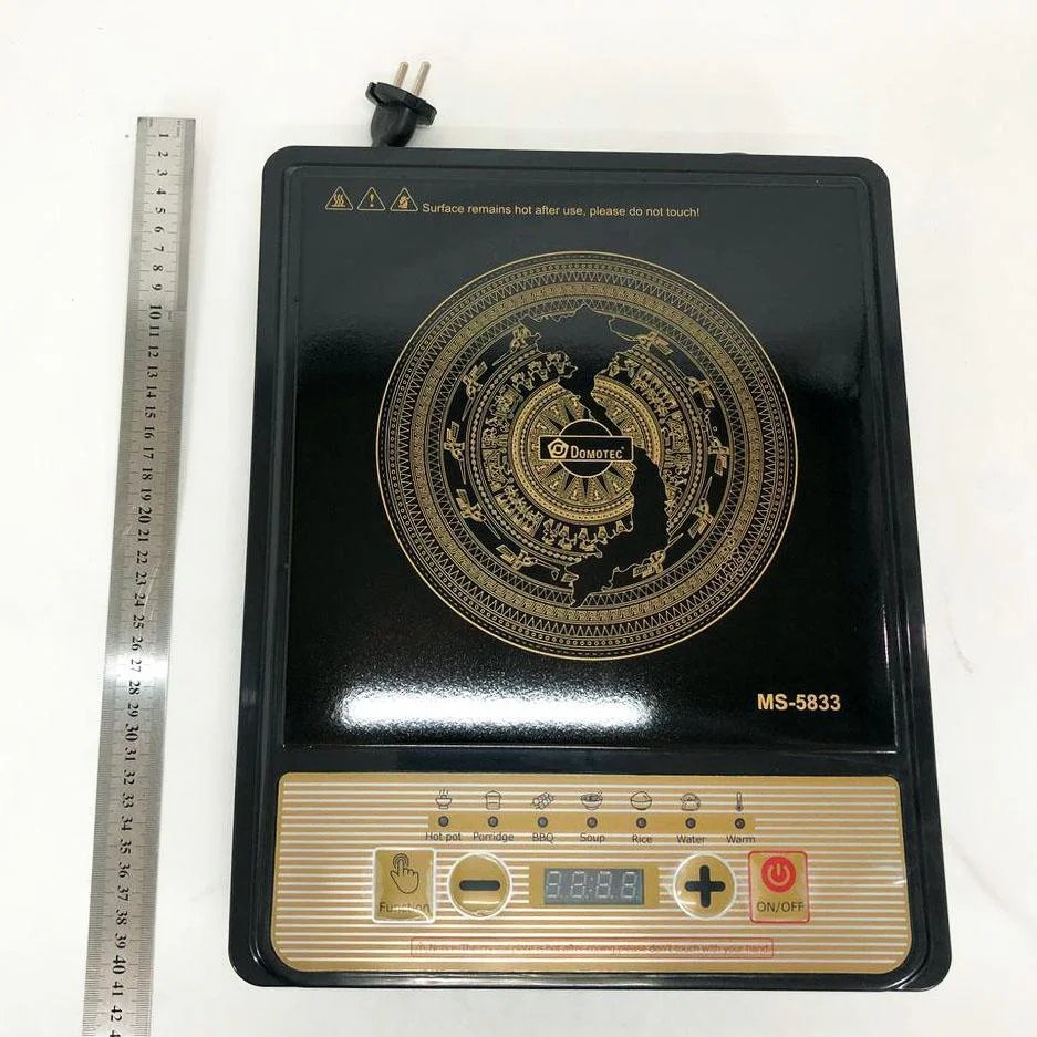 Настільна плита Domotec MS-5833 Однокомфортна Індукційна з потужністю 2000 Вт для швидкого приготування їжі. - Зображення 3