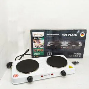 Електрична плита Rainberg RB-999 з потужністю 2400Вт для зручного приготування їжі.