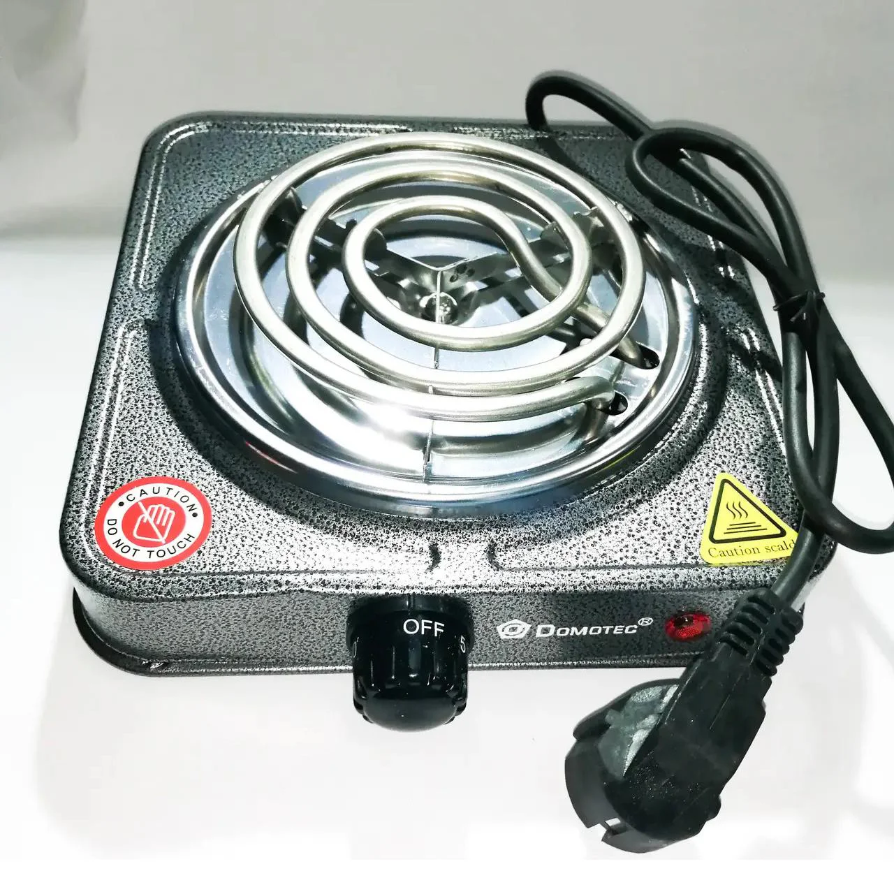 Електроплита спіральна Domotec MS-5801 — компактне рішення для приготування їжі в будь-якому місці - Зображення 6