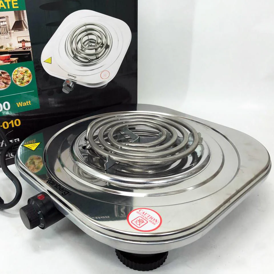 Електроплита Rainberg RB-010 спіральна — компактна плита для кухні з потужністю 2000 Вт. - Зображення 2