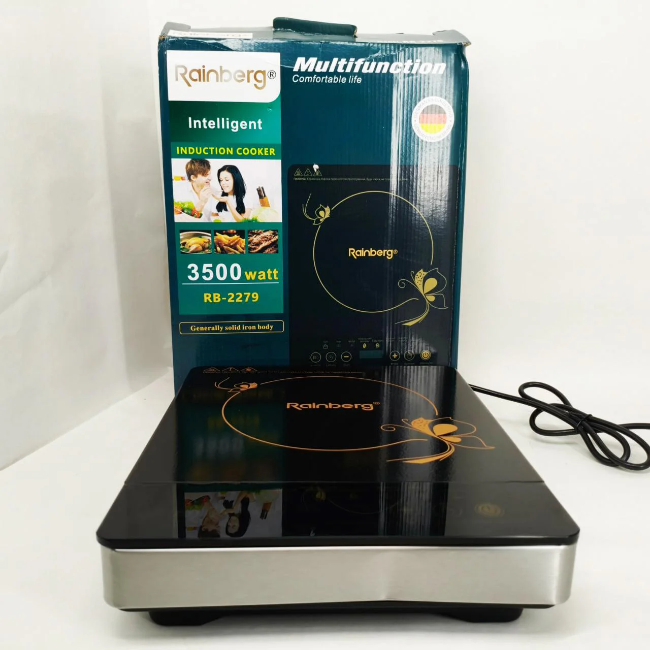 Індукційна плита Rainberg RB-2279 3500Вт з LED-дисплеєм для швидкого та енергоефективного приготування їжі. - Зображення 6