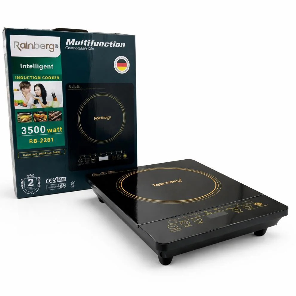 Індукційна плита Rainberg RB-2279 3500Вт з LED-дисплеєм для швидкого та енергоефективного приготування їжі. - Зображення 7
