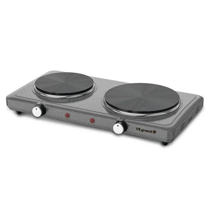 Настільна плита VILGRAND VHP182F Gray 2500Вт — ідеальний вибір для швидкого приготування їжі. - Зображення 2