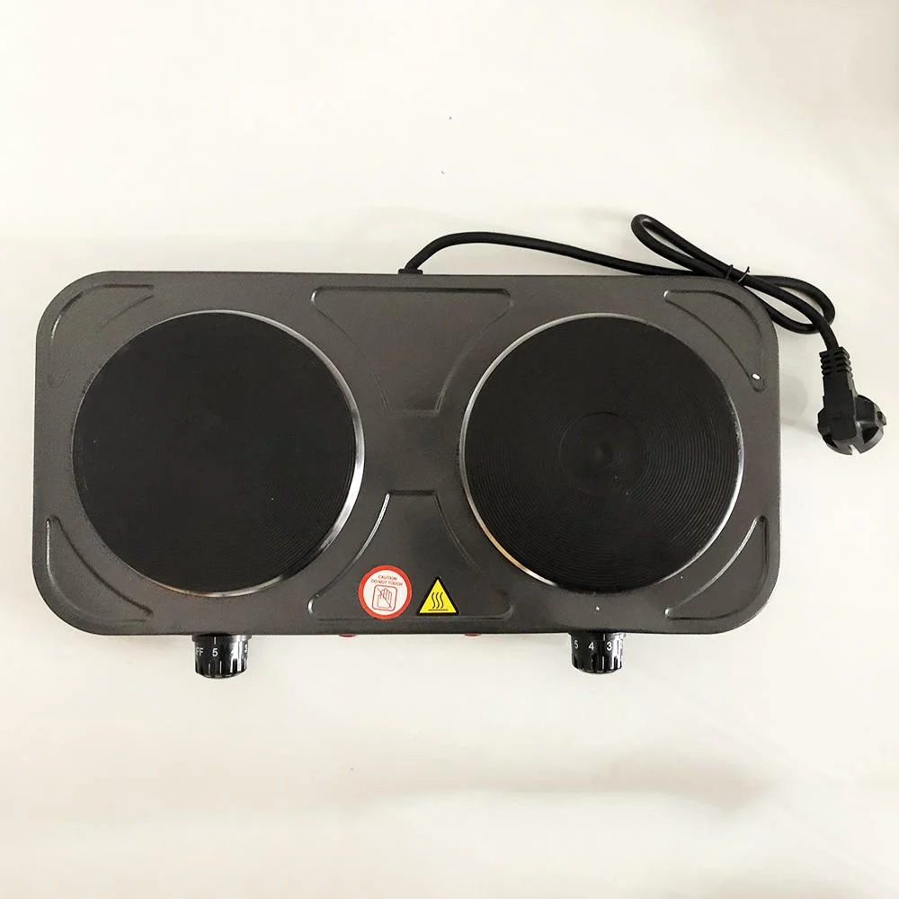 Електроплита Domotec MS-5822 2 конфорки для компактного приготування їжі вдома або на дачі - Зображення 3